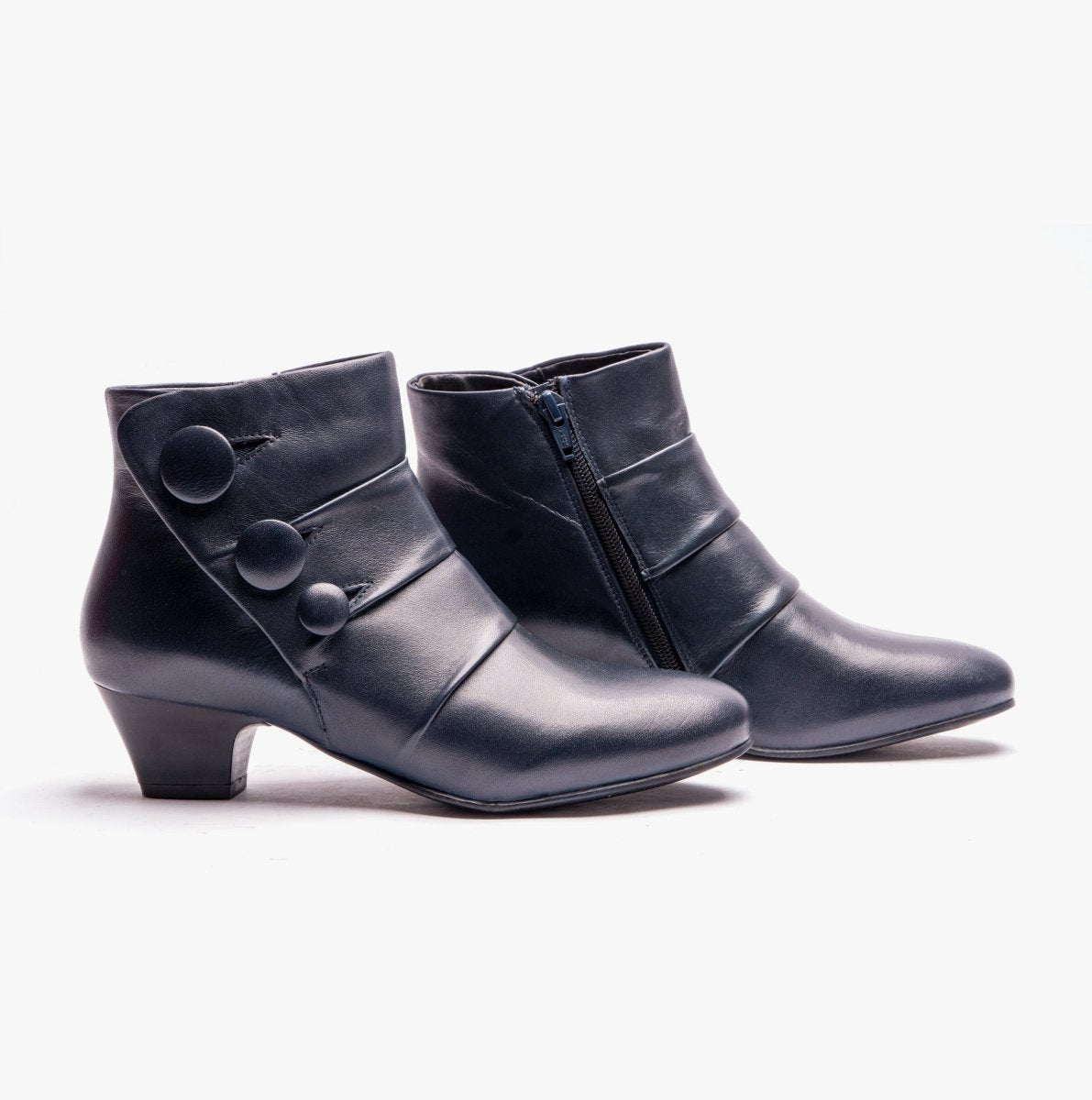 Lotus PRANCER Womens Ankle Boots Navy - Shuperb