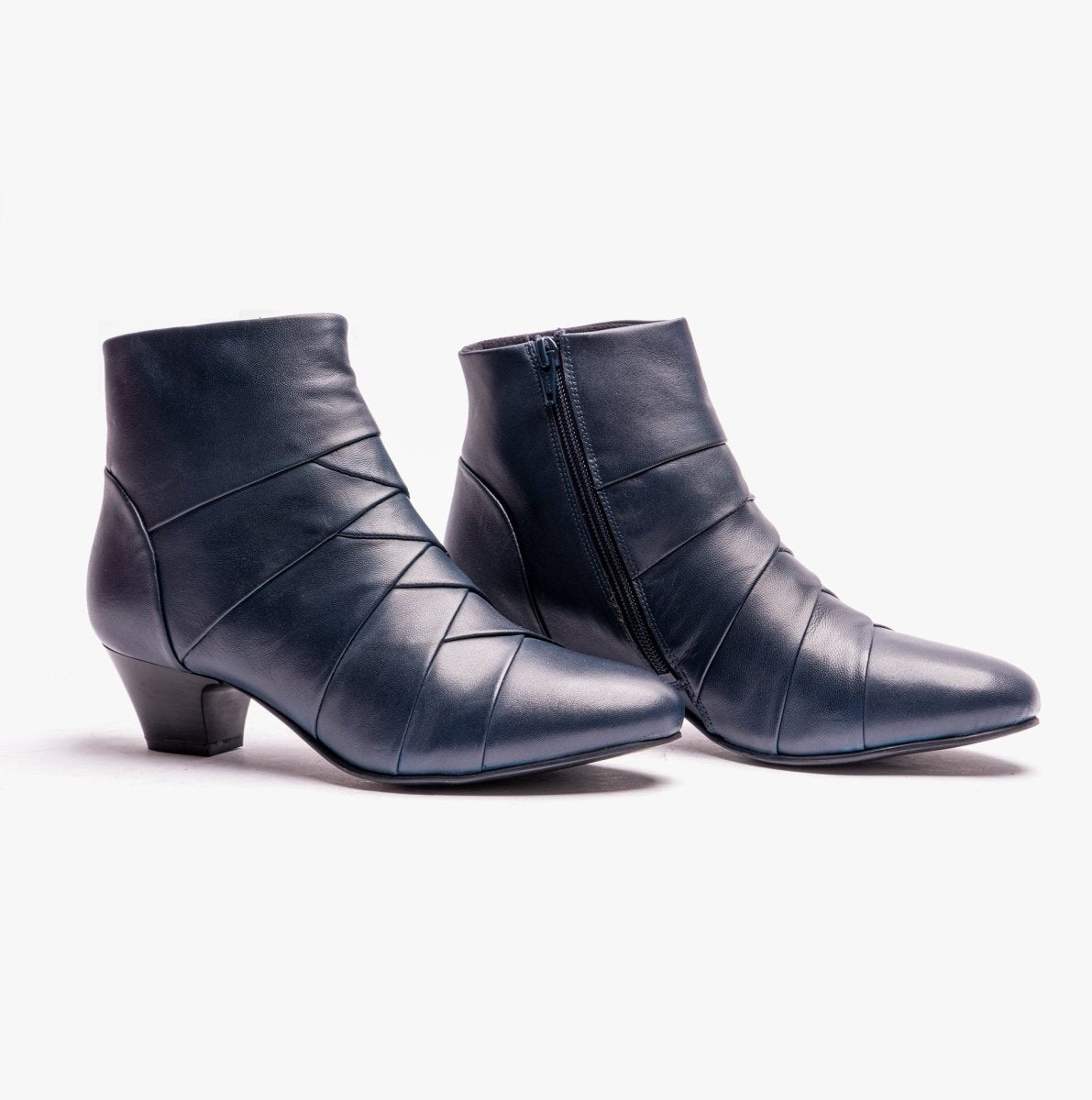 Lotus TARA Womens Ankle Boots Navy - Shuperb