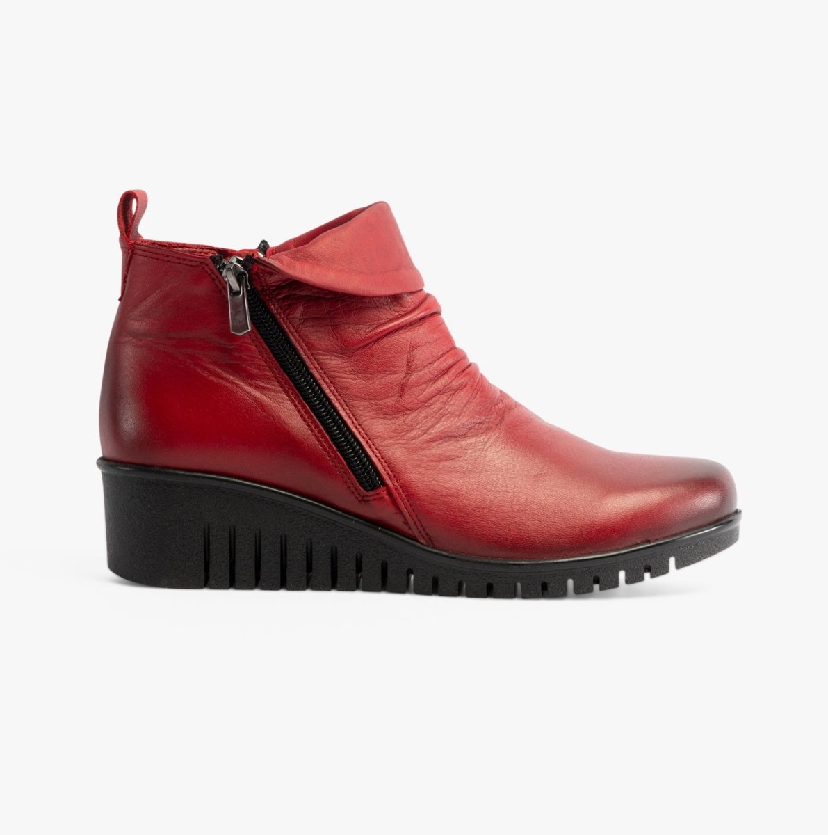 Lotus CORDELIA Womens Boots Red - Shuperb