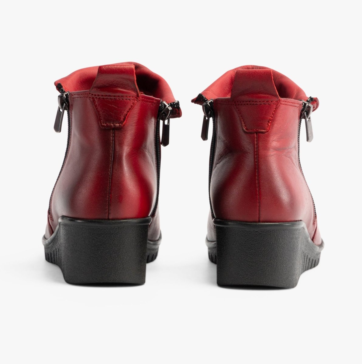 Lotus CORDELIA Womens Boots Red - Shuperb