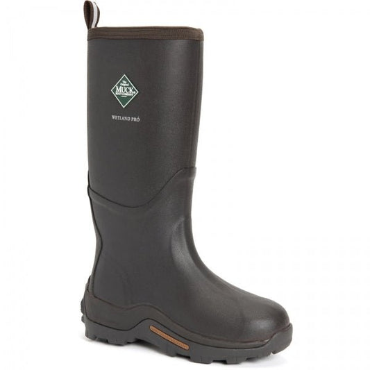 Muck Boots WETLAND Mens Wellington Boots Brown - Shuperb