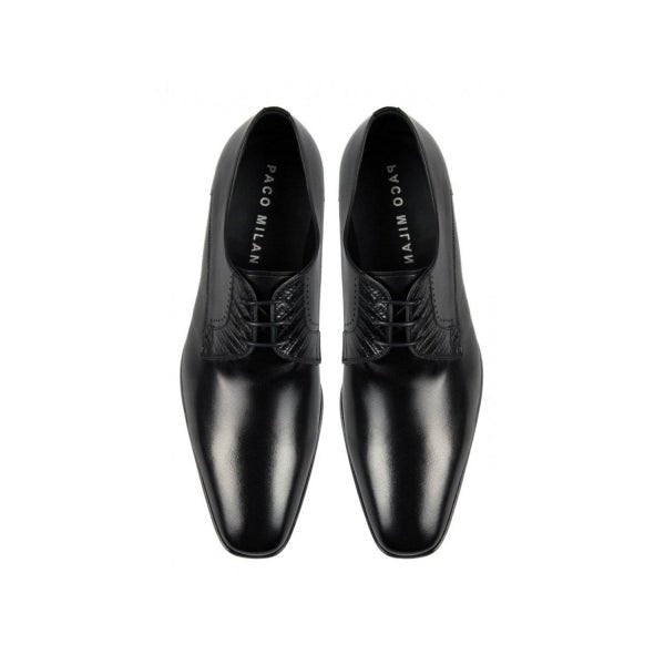 Paco Milan FABIAN Mens Shoes Black - Shuperb