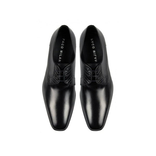 Paco Milan FABIAN Mens Shoes Black - Shuperb