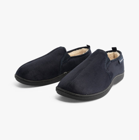 Padders BASIL Mens Slippers Navy - Shuperb