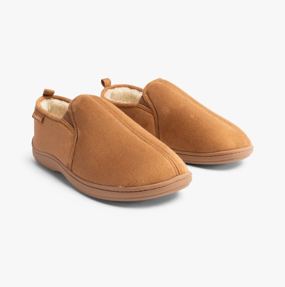 Padders BASIL Mens Slippers Chestnut - Shuperb