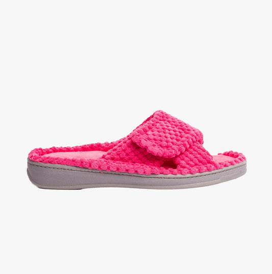 Padders FLO Womens (EE Fit) Slippers Pink Popcorn - Shuperb