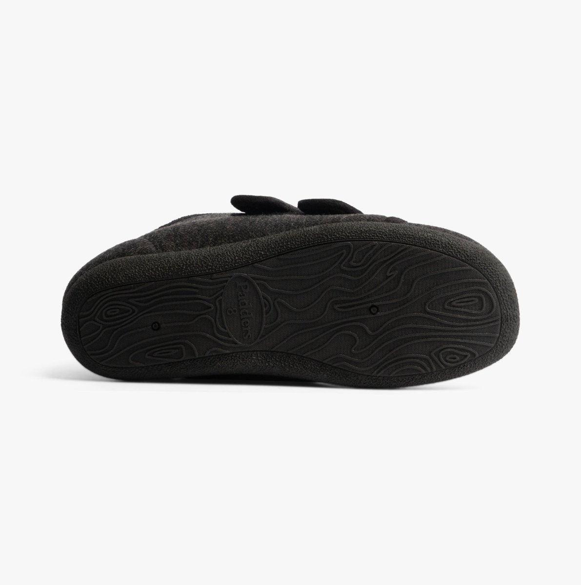 Padders BRIAN Mens Slippers Charcoal - Shuperb