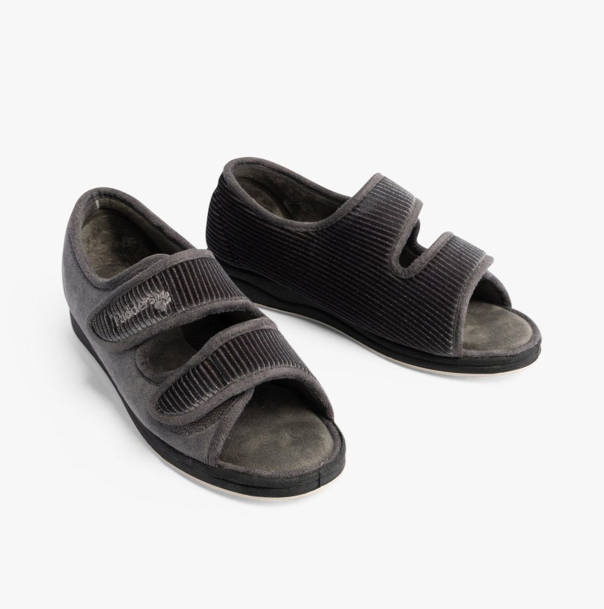 Padders LYDIA X Womens Slippers Grey - Shuperb