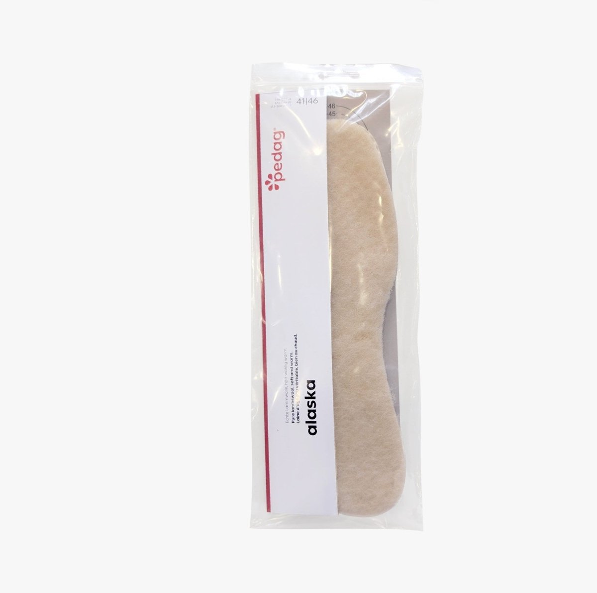 Pedag ALASKA Lambswool Winter Insoles Beige - Shuperb