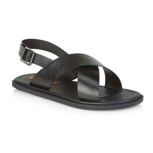 Silver Street London CROYDON Mens Sandals Black - Shuperb