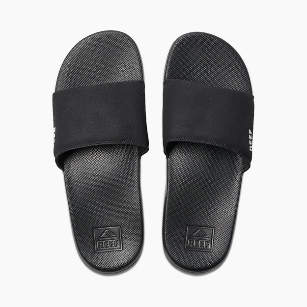 Reef REEF ONE SLIDE Mens Sliders Black - Shuperb