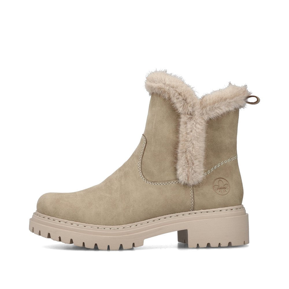 Rieker 72682 - 60 Womens Boots Beige - Shuperb