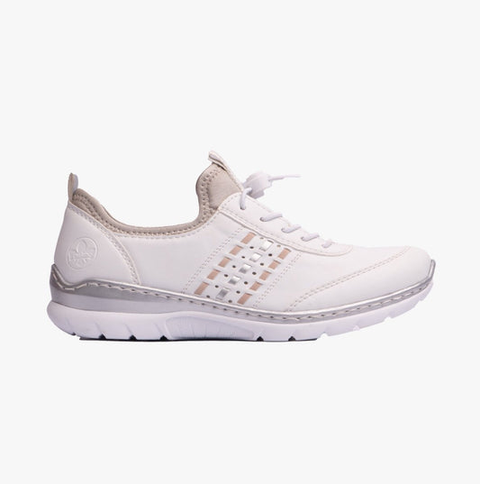 Rieker L3259 - 80 Womens Shoes White - Shuperb