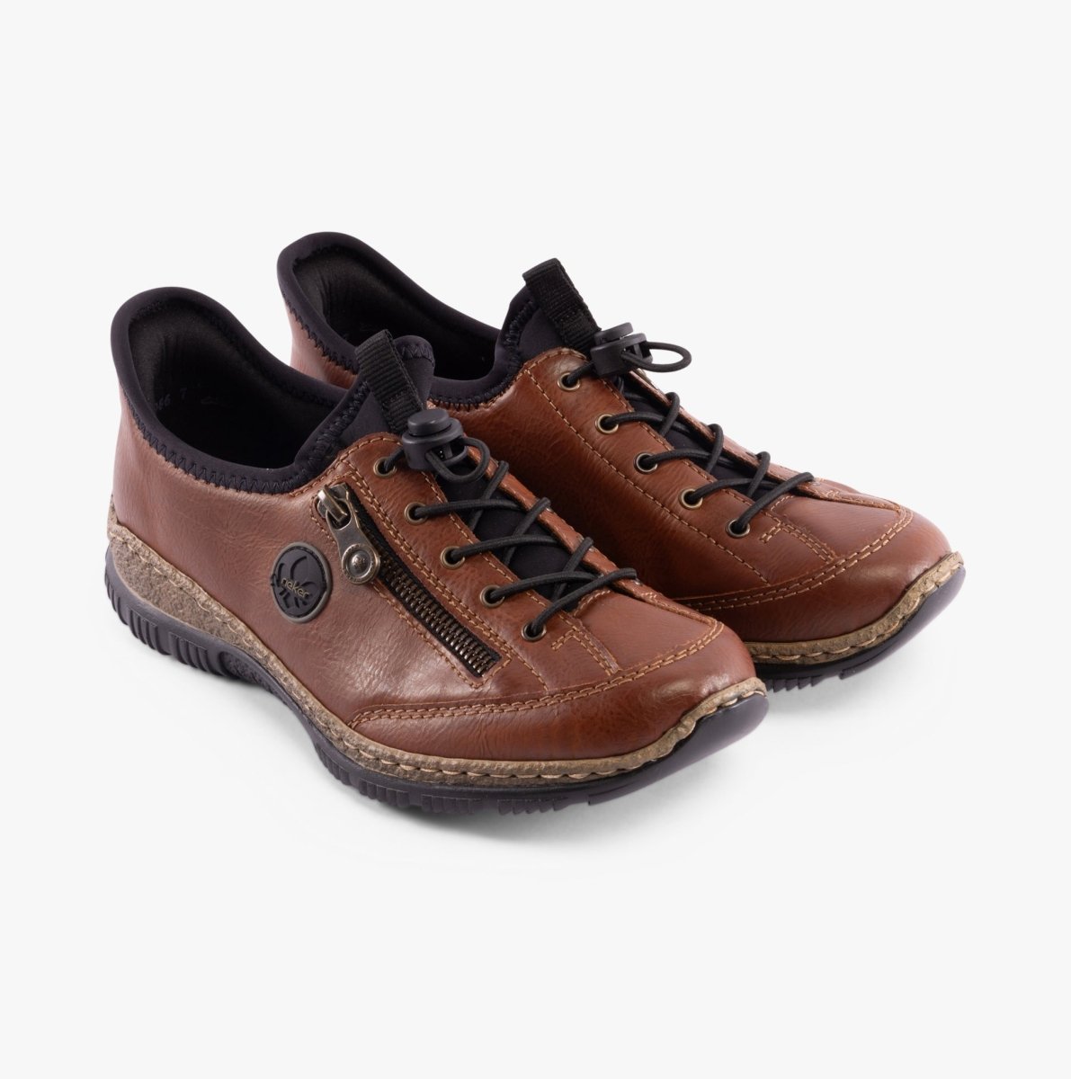 Rieker N3267 - 24 Womens Shoes Brown - Shuperb