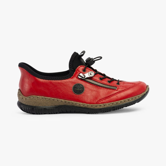 Rieker N3267 - 33 Womens Shoes Red - Shuperb