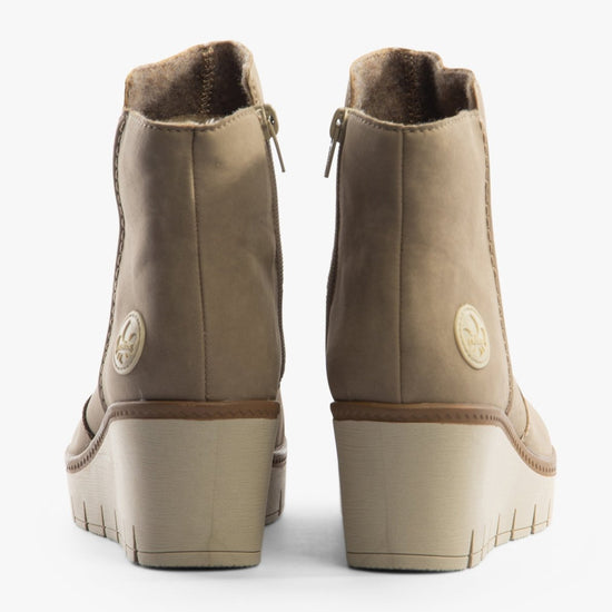 Rieker Y5065 - 64 Womens Boots Beige - Shuperb