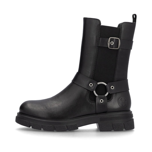 Rieker Z9177 - 00 Womens Boots Black - Shuperb