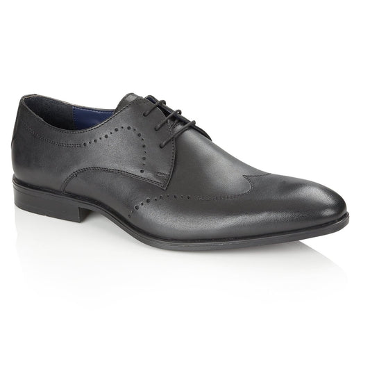 Silver Street London MORTIMER Mens Shoes Black - Shuperb