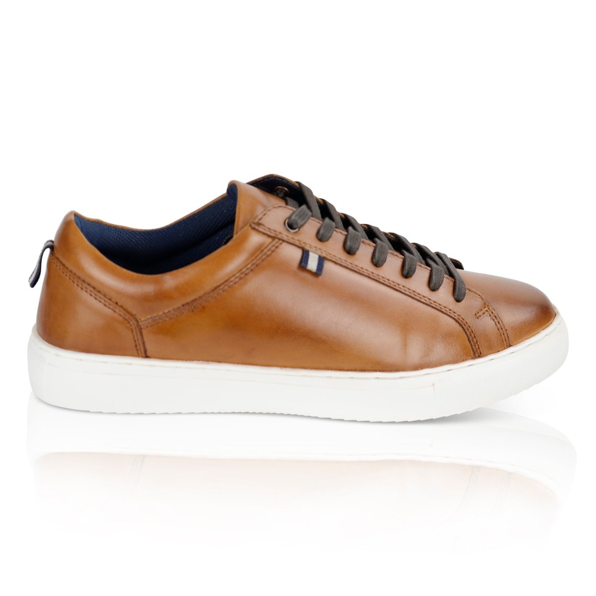 Silver Street London HOLDEN Mens Trainers Dark Brown - Shuperb