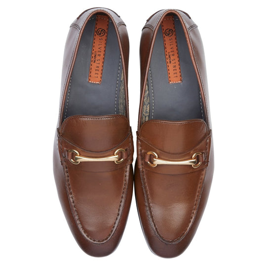 Silver Street London RICHMOND Mens Loafers Brown - Shuperb