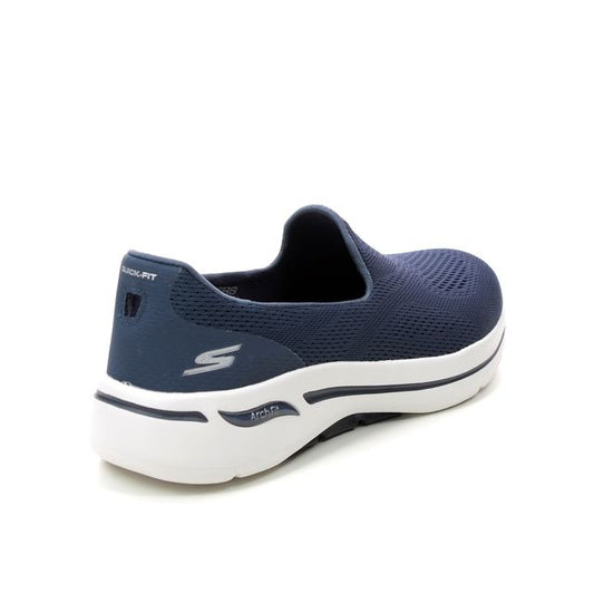 Skechers GO WALK ARCH FIT - IMAGINED Womens Trainers Navy - Shuperb