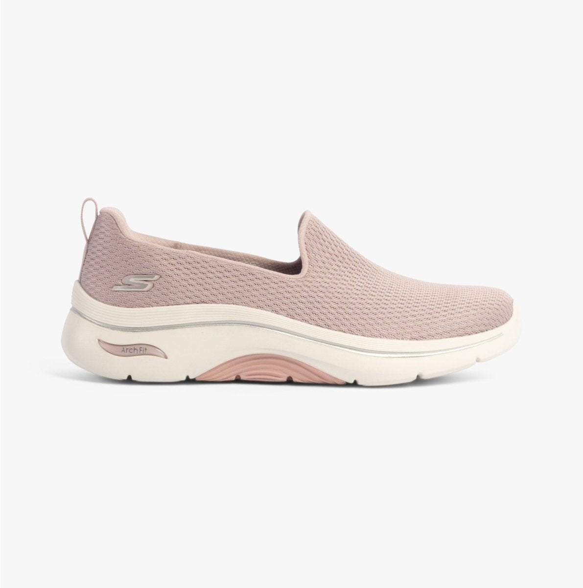 Skechers GO WALK ARCH FIT 2.0 - SAIDA Womens Trainers Mauve - Shuperb