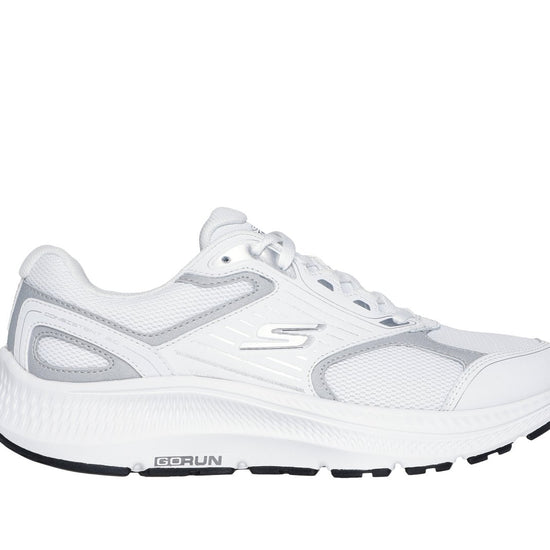 Skechers GO RUN CONSISTENT 2.0 - ADVANTAGE Womens Trainers White/Silver - Shuperb