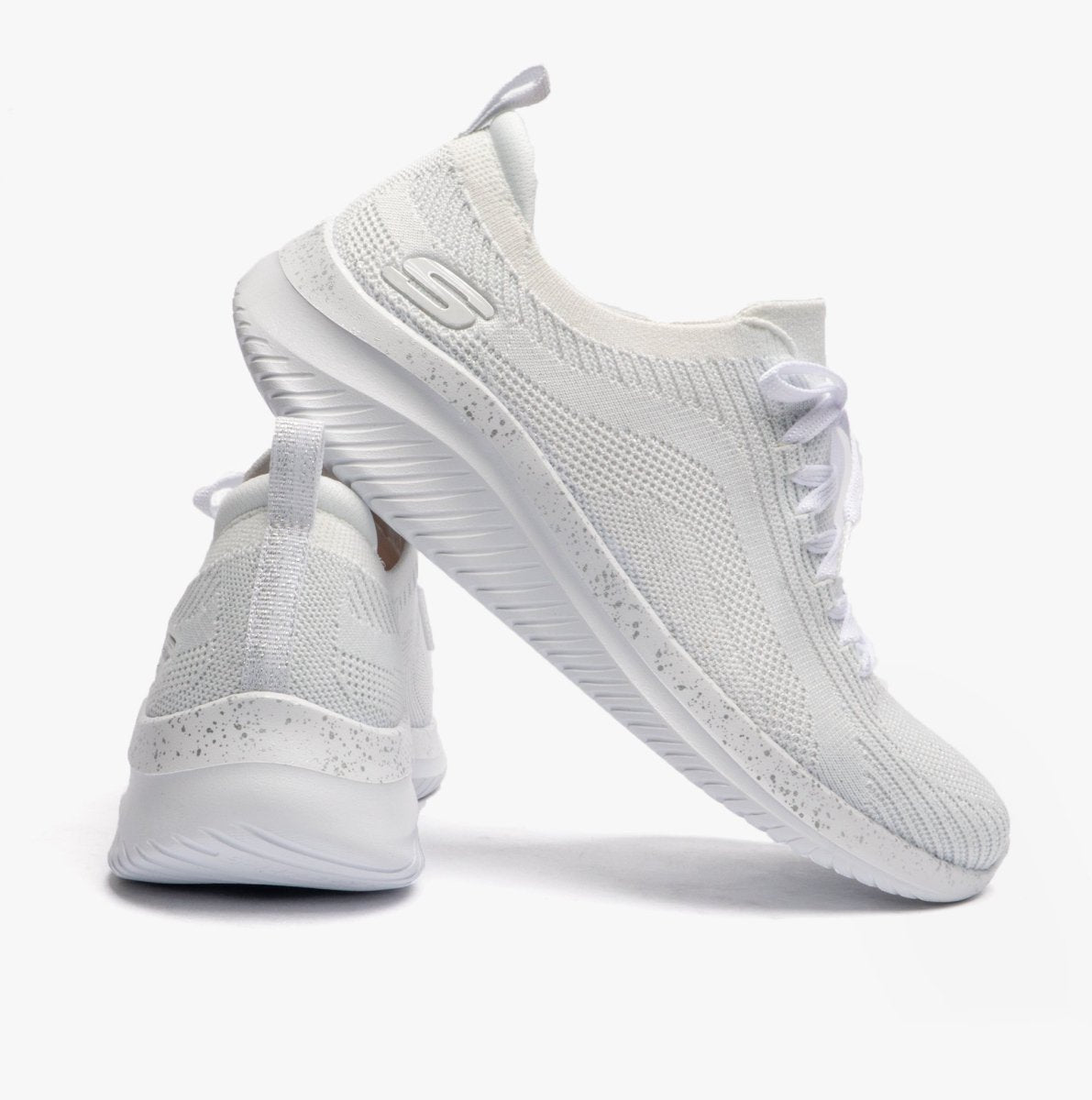 Skechers ULTRA FLEX 3.0 - LET'S DANCE Ladies Trainers White - Shuperb