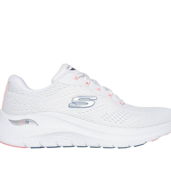 Skechers Skechers ARCH FIT 2.0 - BIG LEAGUE Womens Trainers White/Pink/Blue - Shuperb