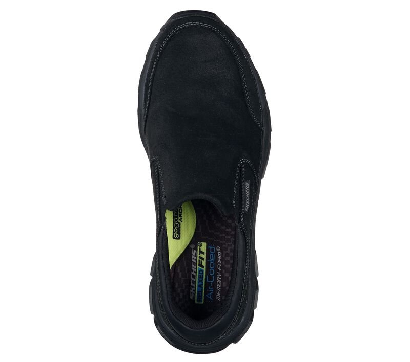 Skechers RESPECTED - CALUM Mens Shoes Black - Shuperb