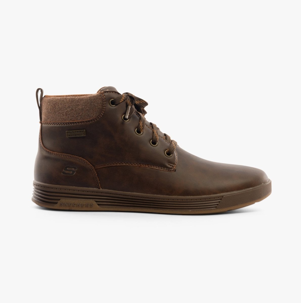 Skechers CAVELL - ISAAC Mens Boots Chocolate - Shuperb