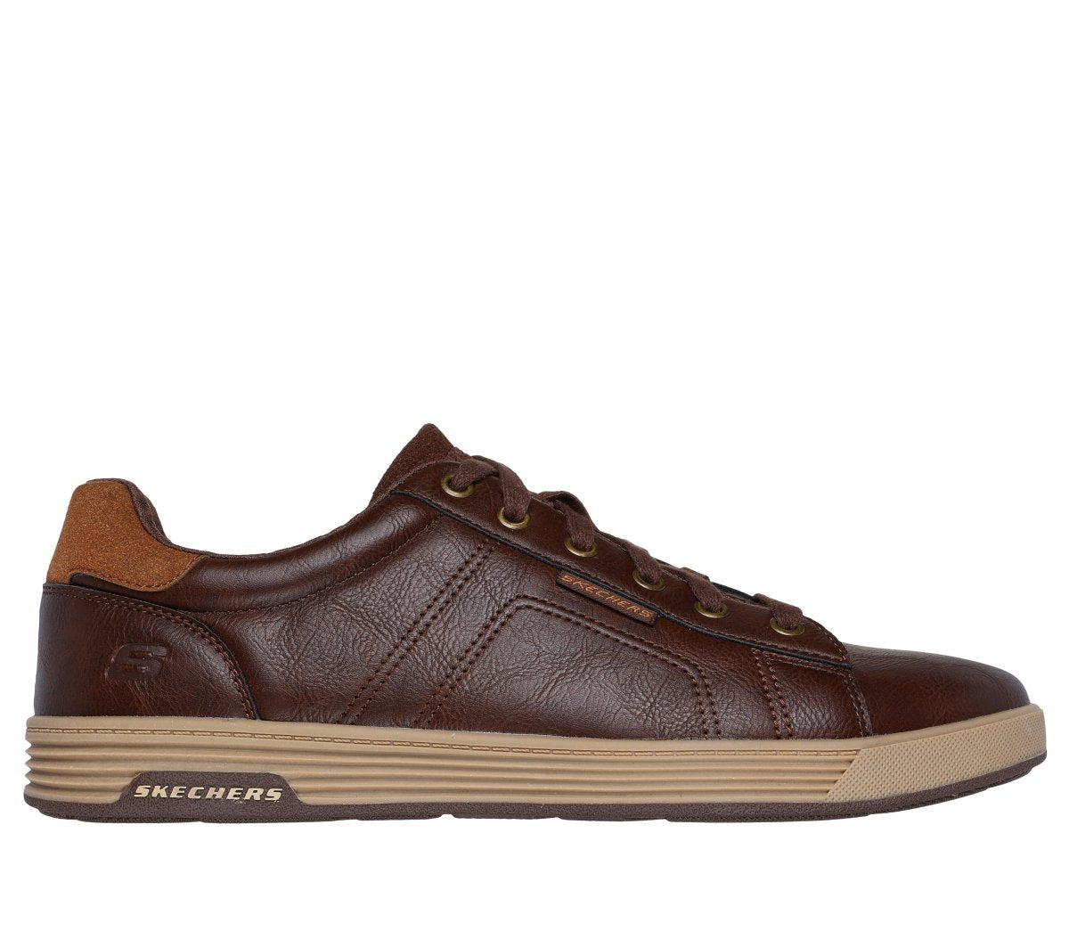 Skechers CAVELL - HENSLEY Mens Trainers Chocolate - Shuperb