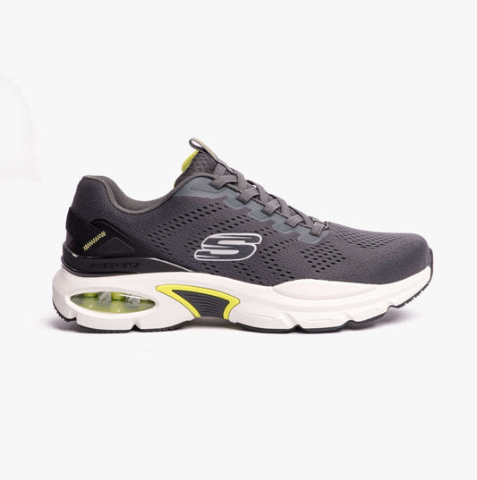 Skechers SKECH - AIR VENTURA Mens Trainers Charcoal/Lime - Shuperb