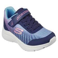 Skechers MICROSPEC PLUS - SWIRL SWEET Girls Sport Navy/Multi - Shuperb