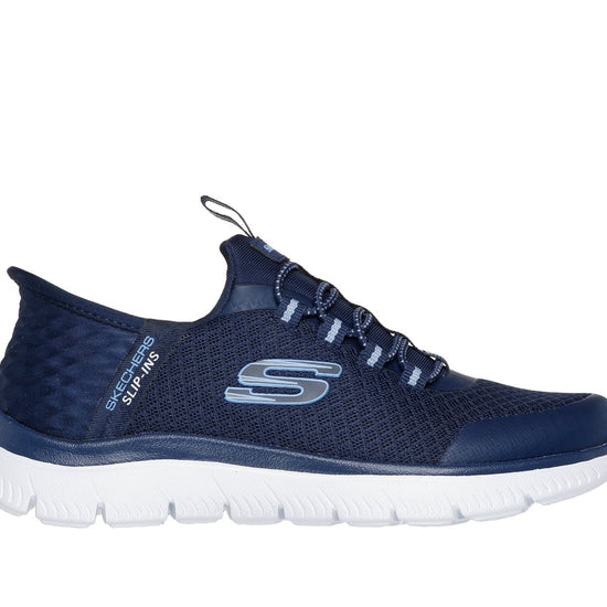 Skechers SUMMITS Girls Trainers Navy - Shuperb