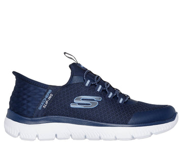 Skechers SUMMITS Girls Trainers Navy - Shuperb