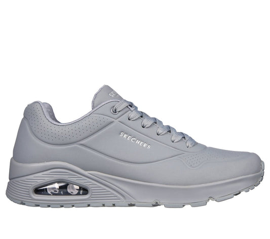 Skechers Skechers UNO - STAND ON AIR Mens Trainers Light Grey - Shuperb