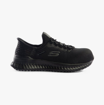 Skechers Work 108152EC/BLK TILIDO - OMBRAY Womens Trainers Black - Shuperb