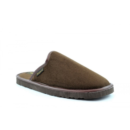 Sleepers STEPHEN Mule Slipper Autumn Brown Imitation Suede - Shuperb