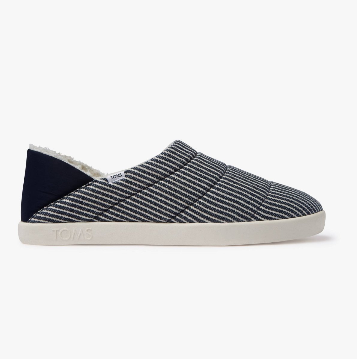 TOMS EZRA Mens Full Slippers Navy - Shuperb