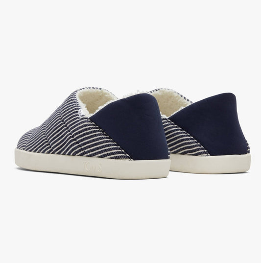 TOMS EZRA Mens Full Slippers Navy - Shuperb