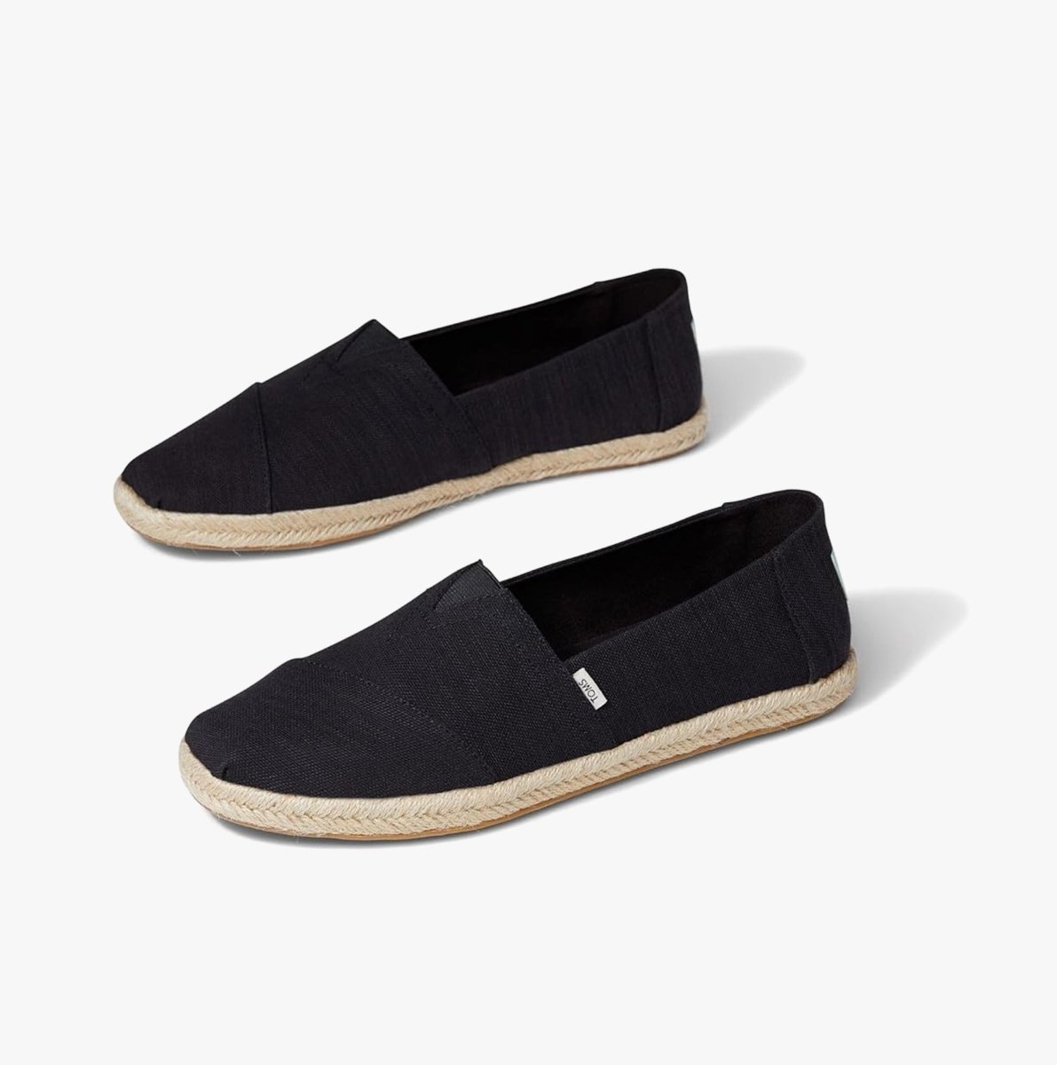 TOMS ALPARGATA ROPE Mens Espadrilles Black - Shuperb