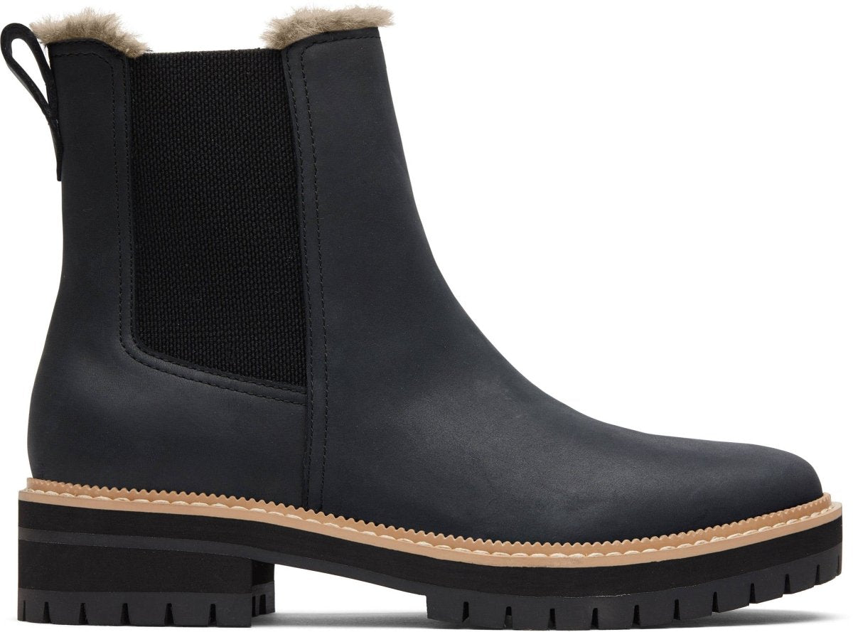 TOMS BENNET Womens Boots Black - Shuperb