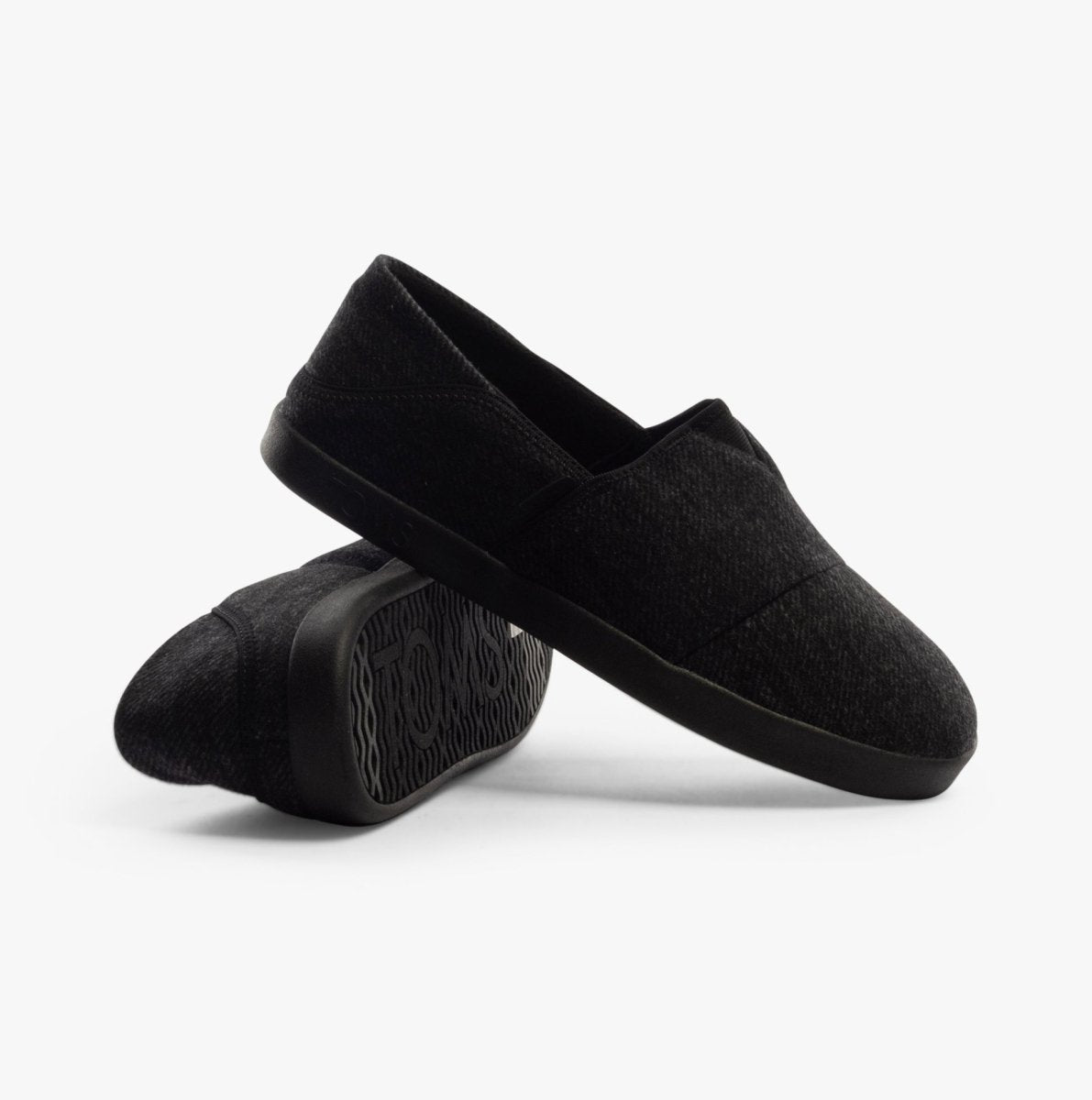 TOMS CAMDEN Mens Slippers Black - Shuperb