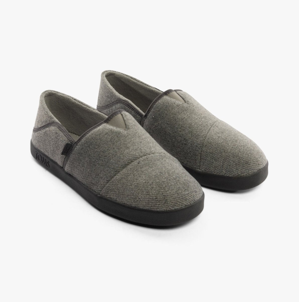 TOMS CAMDEN Mens Slippers Grey - Shuperb