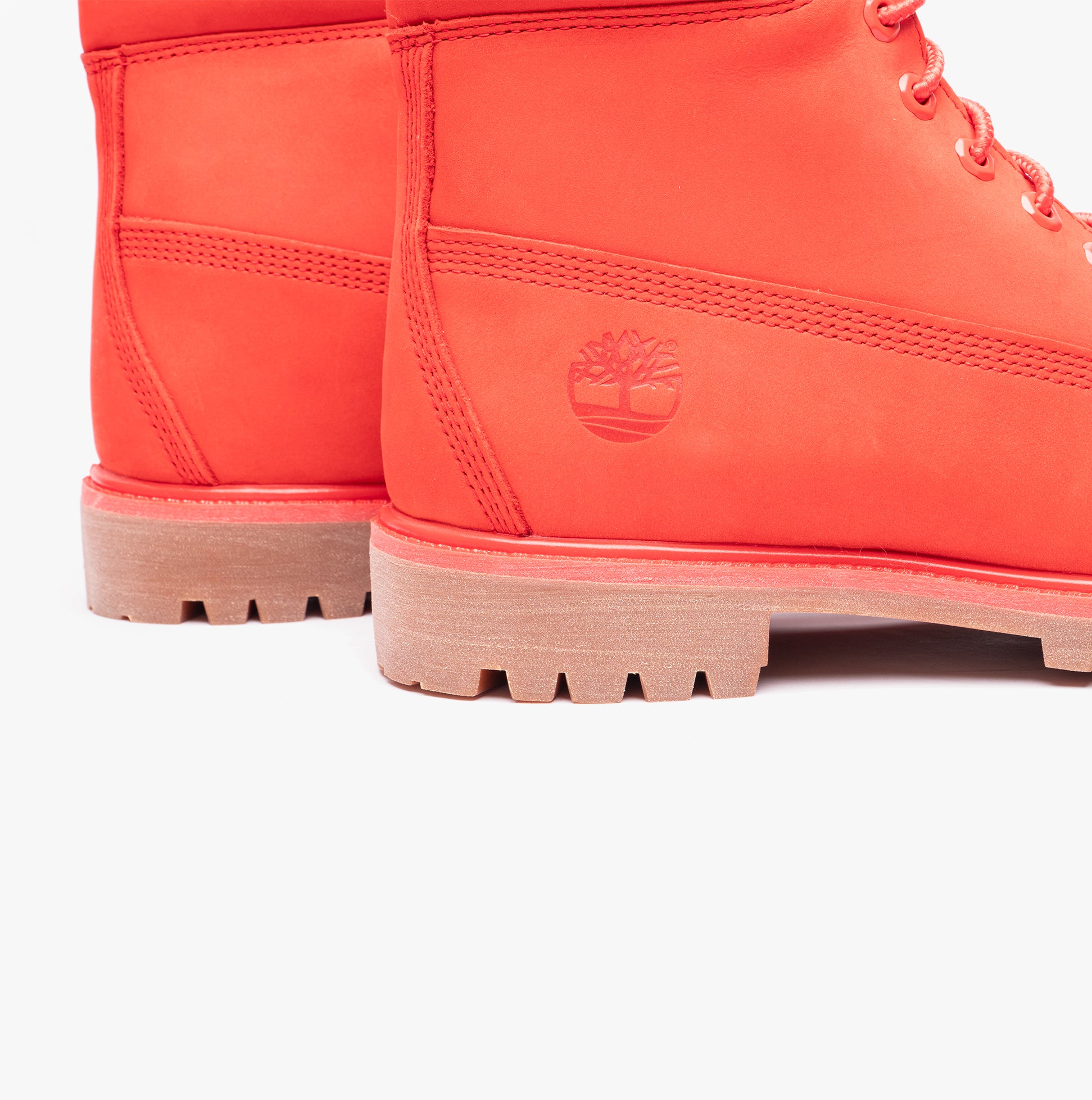 Timberland 6 INCH PREMIUM Mens Waterproof Boots Aura Orange Shuperb