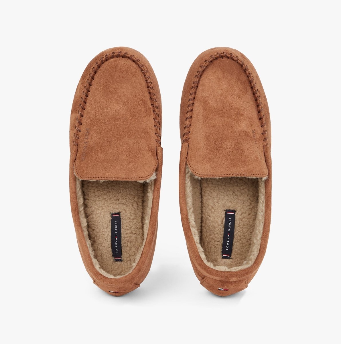 Tommy Hilfiger HILFIGER DRIVER HOUSE Mens Moccasin Slippers Coconut Grove - Shuperb