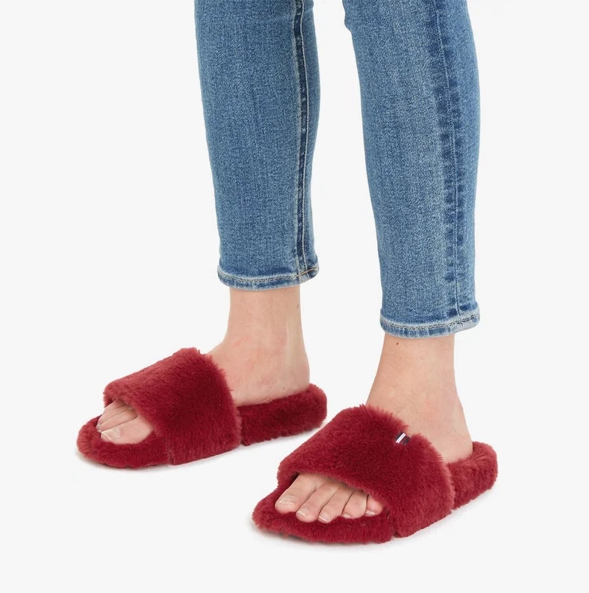 Tommy Hilfiger FUR HOME Womens Slippers Rouge - Shuperb