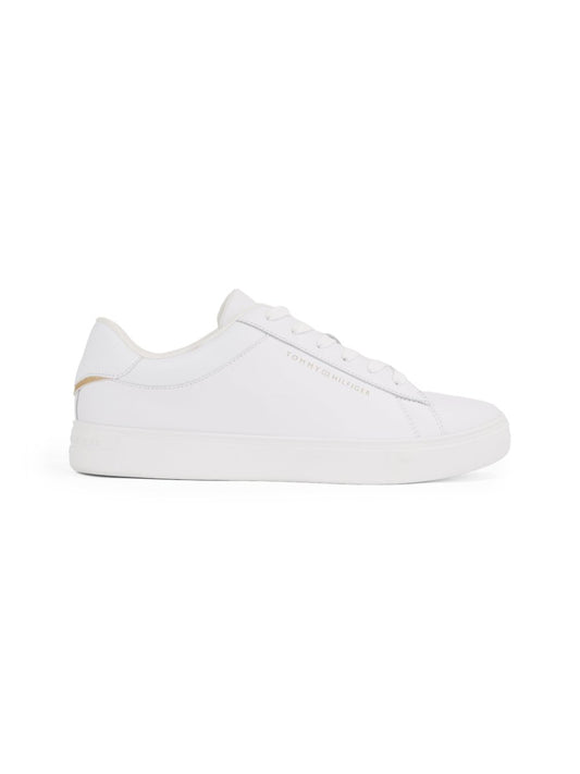 Tommy Hilfiger Tommy Hilfiger ESSENTIAL COURT Womens Trainers White - Shuperb