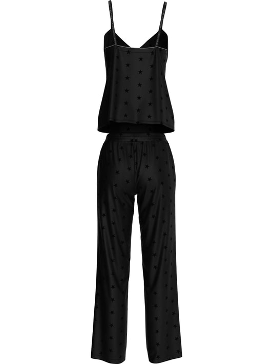 Tommy Hilfiger ESS HOLIDAY Womens Cami & Long Pants Black - Shuperb